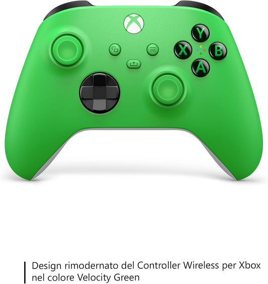 Controller Microsoft Xbox Serie X/S Velocity Green Pad Wireless One Verde