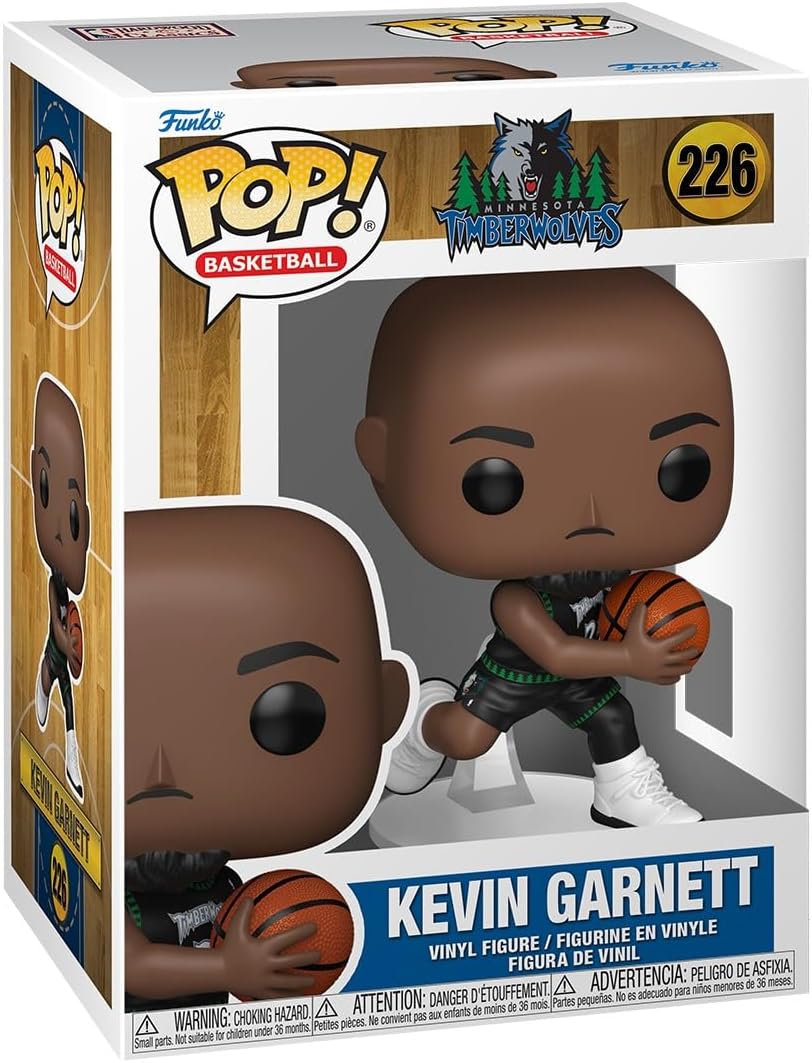 Funko Pop ! Nba Legends - (226) Kevin Garnett Figure Wolves Vinyl 9cm