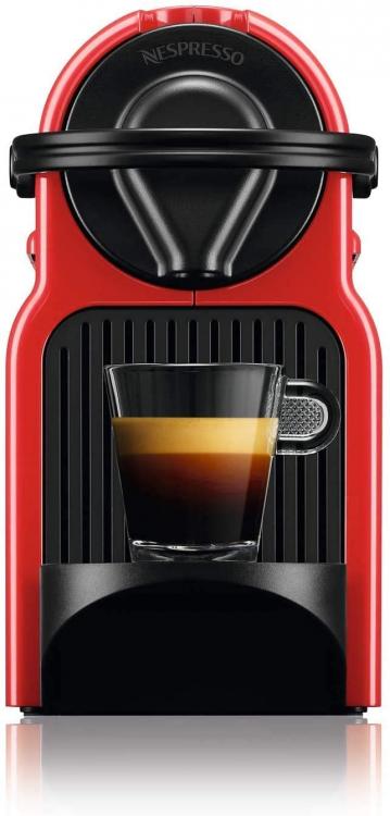 Nespresso Inissia Xn1005 A++ Macchina Da Caffè Ruby Red Espresso Capsule Rosso