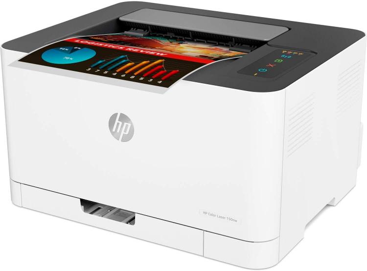 Hp Stampante Color Laser Wifi Led A4 A Colori Smartphone Ethernet 4Zb95A Pc