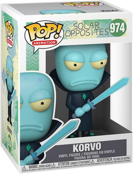 Funko Pop Solar Opposites 974 - Korvo Figure Vinyl Nuovo Rick E Morty Netflix
