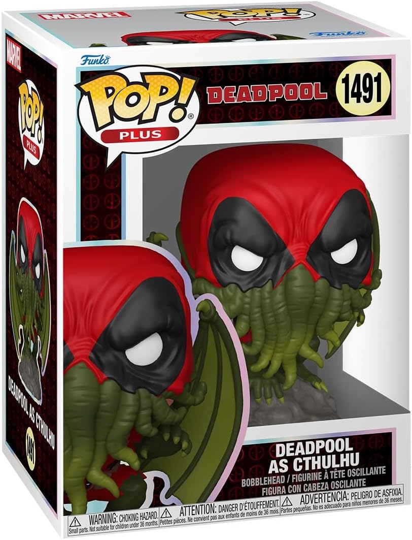 Funko Pop ! Plus- Deadpool (1491) Deadpool as Cthulhu Vinyl Figure 9cm