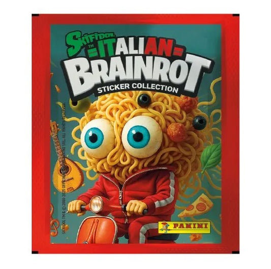 PANINI Stickers Skifidol BRAINROT Ecoblister 5 Buste 25 Figurine Album Ufficiale ITA