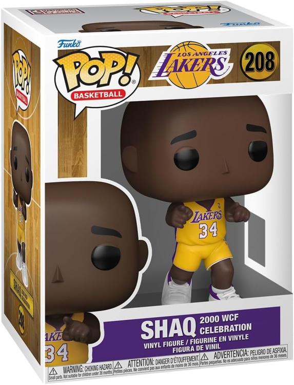 Funko Pop ! Nba Legends: Lakers Shaquille O'Neal (208) Shaq 200 Wfc Celebration
