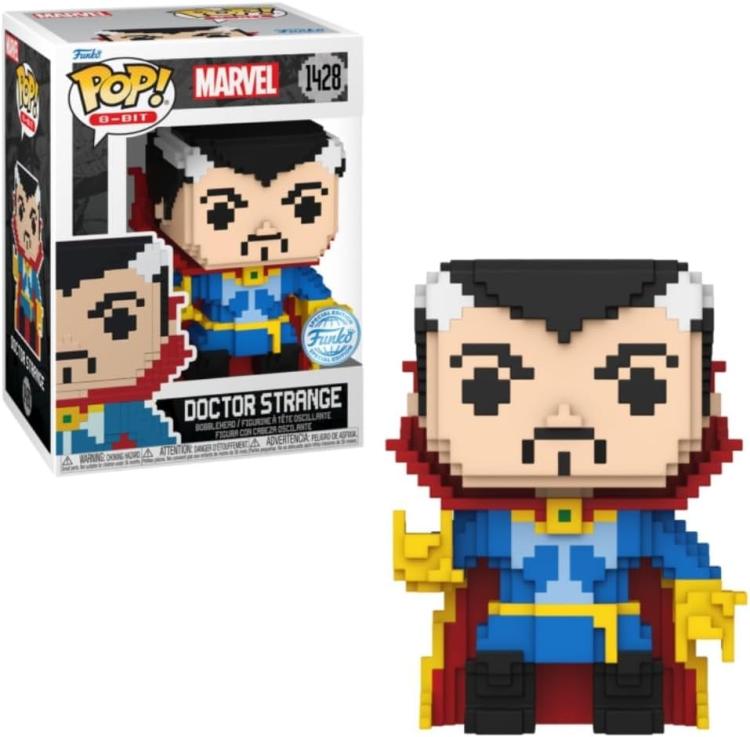 Funko Pop Marvel 8-Bit (1428) - Doctor Strange Vinyl Figure Special Edition 9Cm
