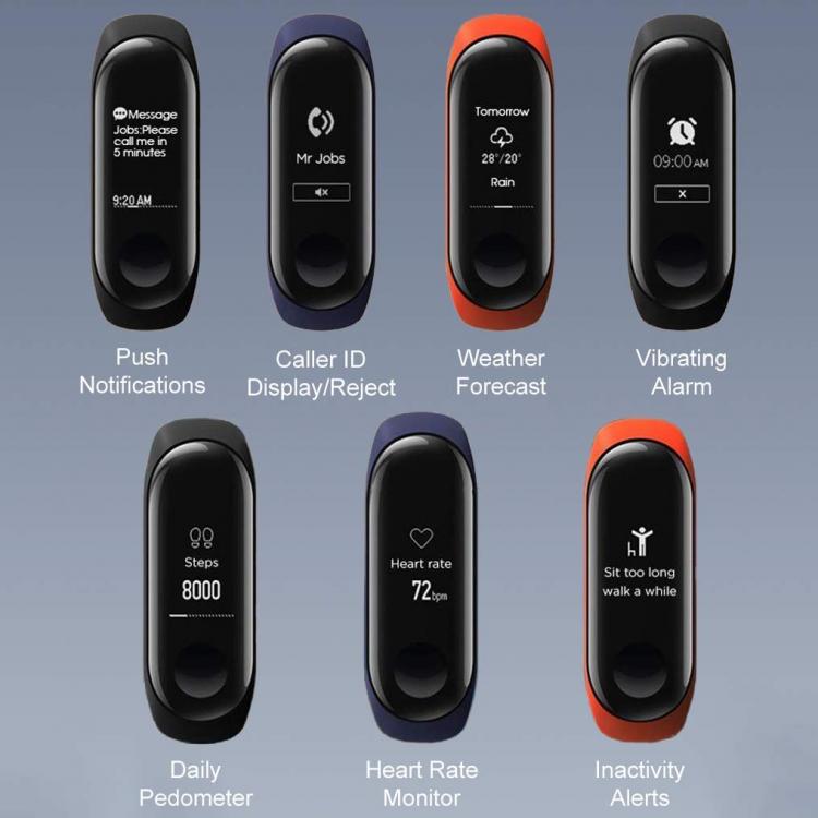 Xiaomi Watch Mi Band 3 Orologio Smartwatch Bluetooth Contapassi Cardio Fitness