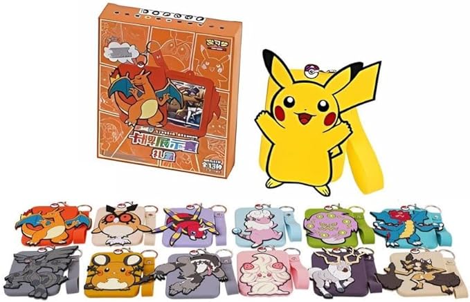 Pokemon -Charizard Set Di Portachiavi Con Cornice A Sorpresa – Collezione Brave Stars (modello casuale) – Versione cinese