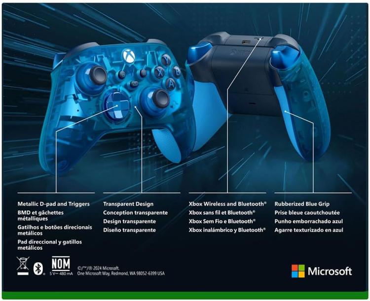 Microsoft Xbox Serie X/S Controller Wireless Sky Cipher Special Edition Wireless