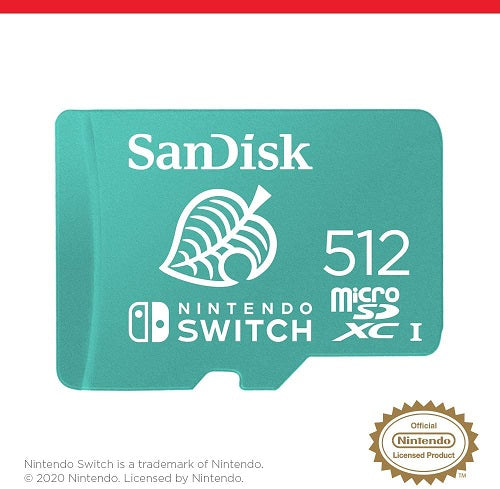 Nintendo Switch Sandisk Microsdxc 512Gb Memoria Microsd Nintendo Animal Crossing