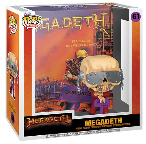 Funko Pop ! Rocks Albums - Megadeth (61) Megadeth Vinyl Figure Rock Skull