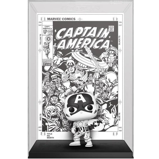 Funko Pop ! Comic Cover Marvel 85Th (61) Captain America Vinyl Figure Collezione
