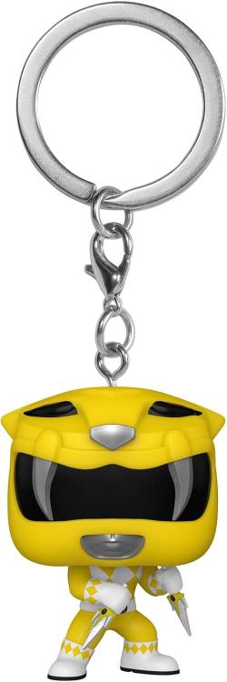 Funko Pop ! Keychain Tv Power Rangers 30Th (Yellow Ranger) Portachiavi Vinyl 4Cm