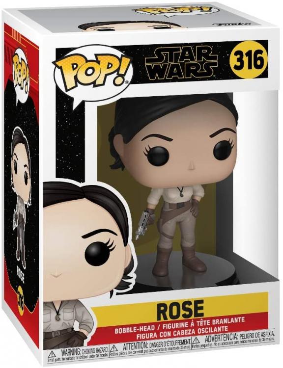Funko Pop Star Wars 316 Rose Vinyl Action Figure Statuina Collezione Statuetta