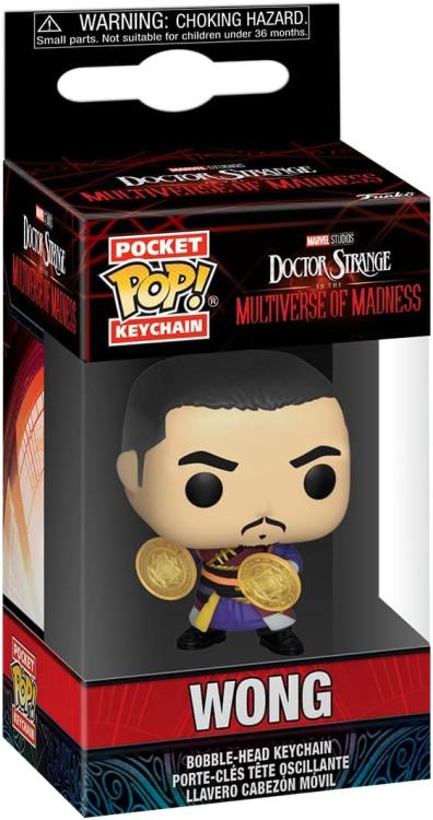 Funko Pop ! Keychain Pocket - Marvel Doctor Strange (Wong) Portachiavi Vinyl 9Cm