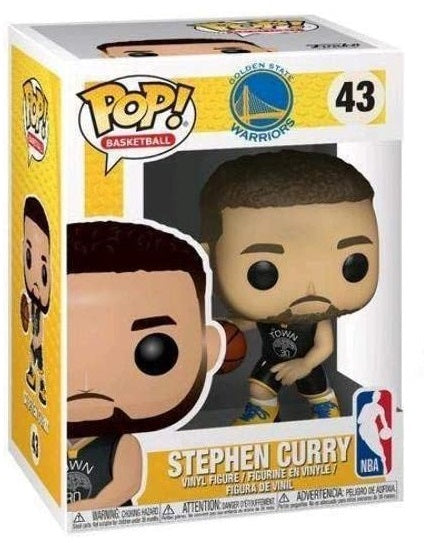 Funko Pop ! Basketball Nba Golden State Warriors (43) Stephen Curry Figure 9Cm