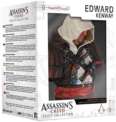 ASSASSIN'S CREED BLACK FLAG EDWARD KENWAY BUSTO STATUA FIGURE LEGACY COLLEZIONE