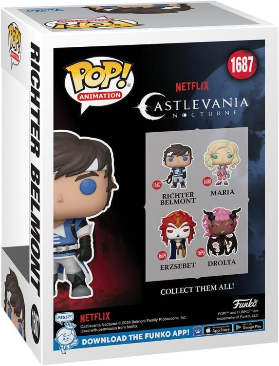 Funko Pop ! Animation Netflix - Castelvania (1687) Richter Belmont Vinyl Figure
