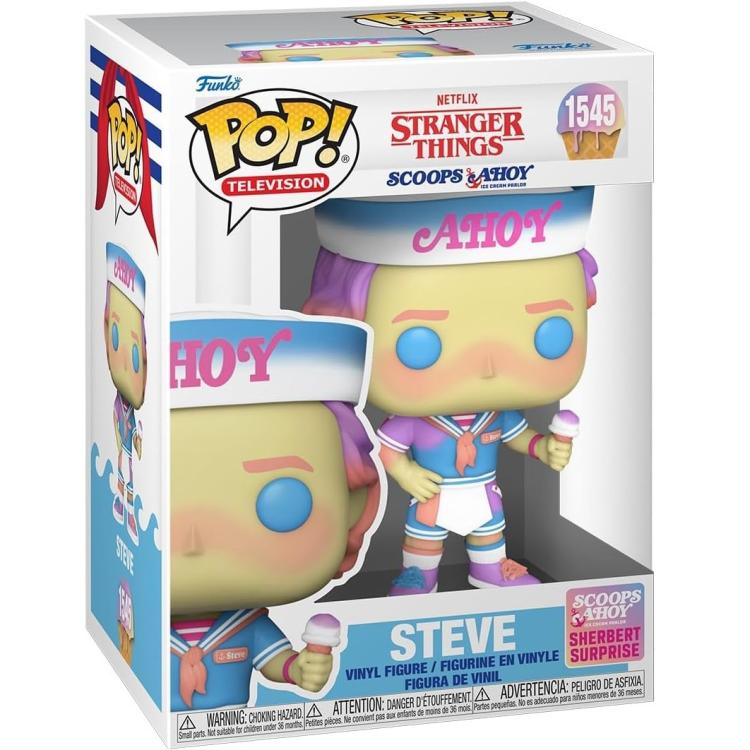 Funko Pop ! Television - Stranger Thinghs Scoops Ahoy (1545) Vinyl Figure 9Cm