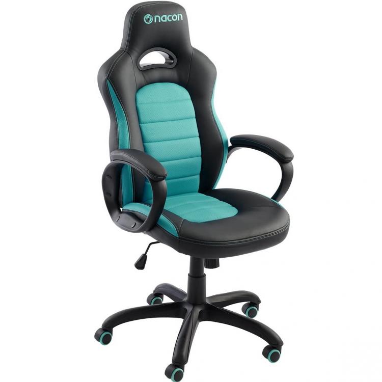 Nacon Sedia Gaming Pcch-350 Turchese Poltrona Da Ufficio Regolabile Reclinabile