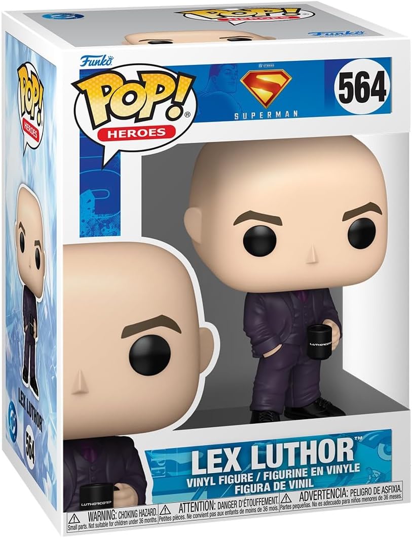 Funko Pop ! Heroes - Superman 2025 - (564) Lex Luthor Vinyl Figure 9cm