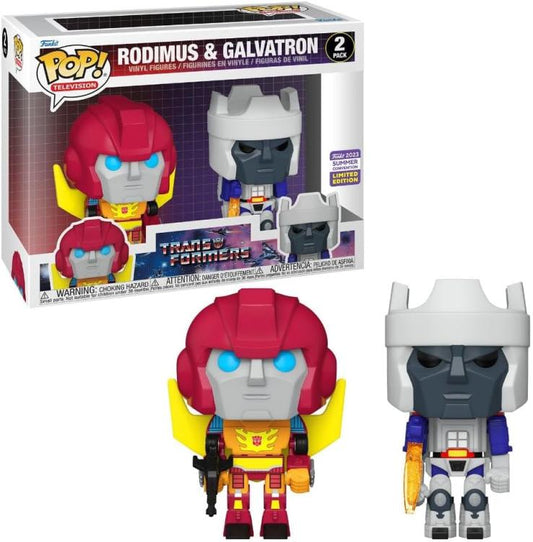 Funko Pop ! Television Transformers (2 Pack) Rodimus & Galvatron Limited Edition