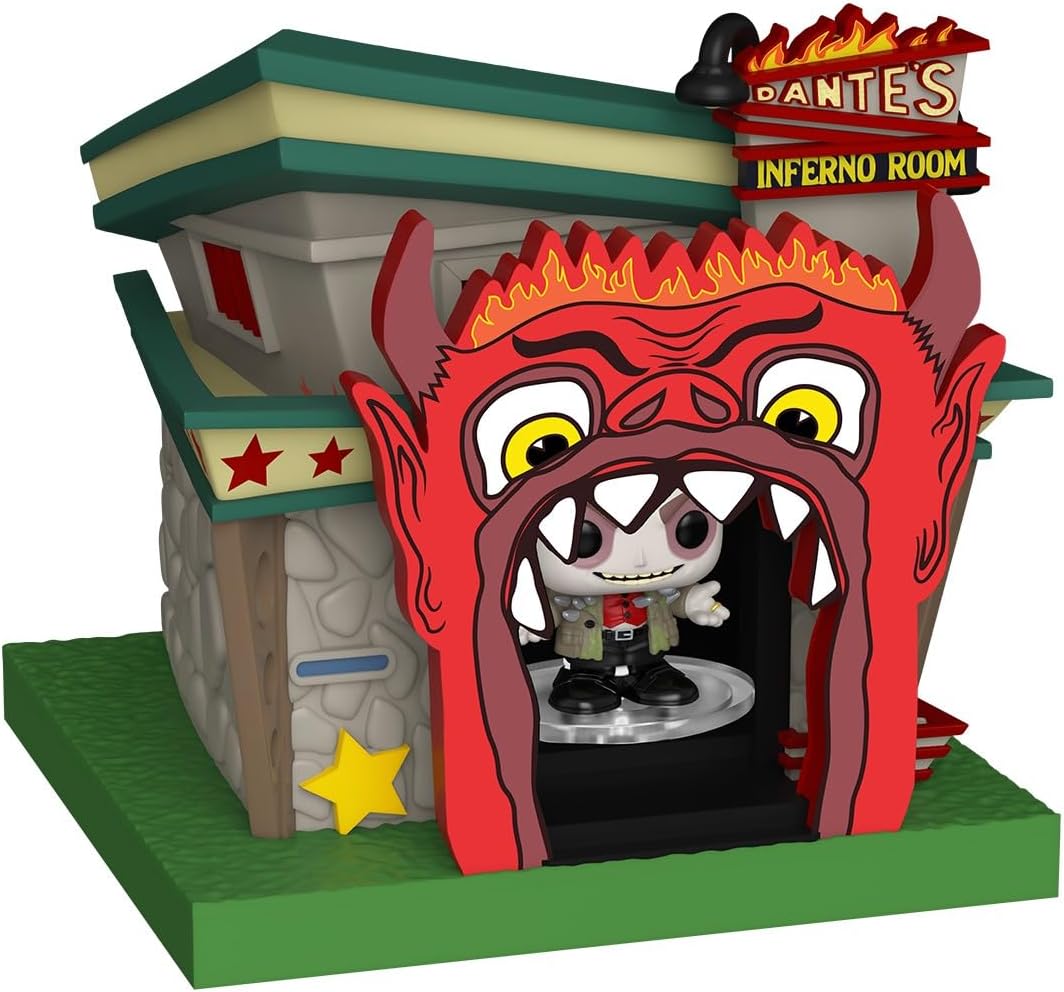Funko Bitty Pop ! Town - BeetleJuice and dante's inferno room
