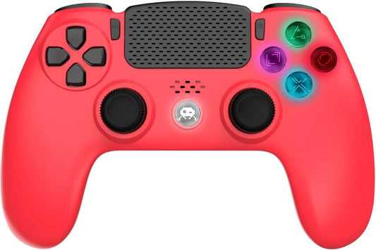 Freaks Controller Wireless Per Ps4/Ps3/Pc/Android/Ios Pulsanti Illuminati Red