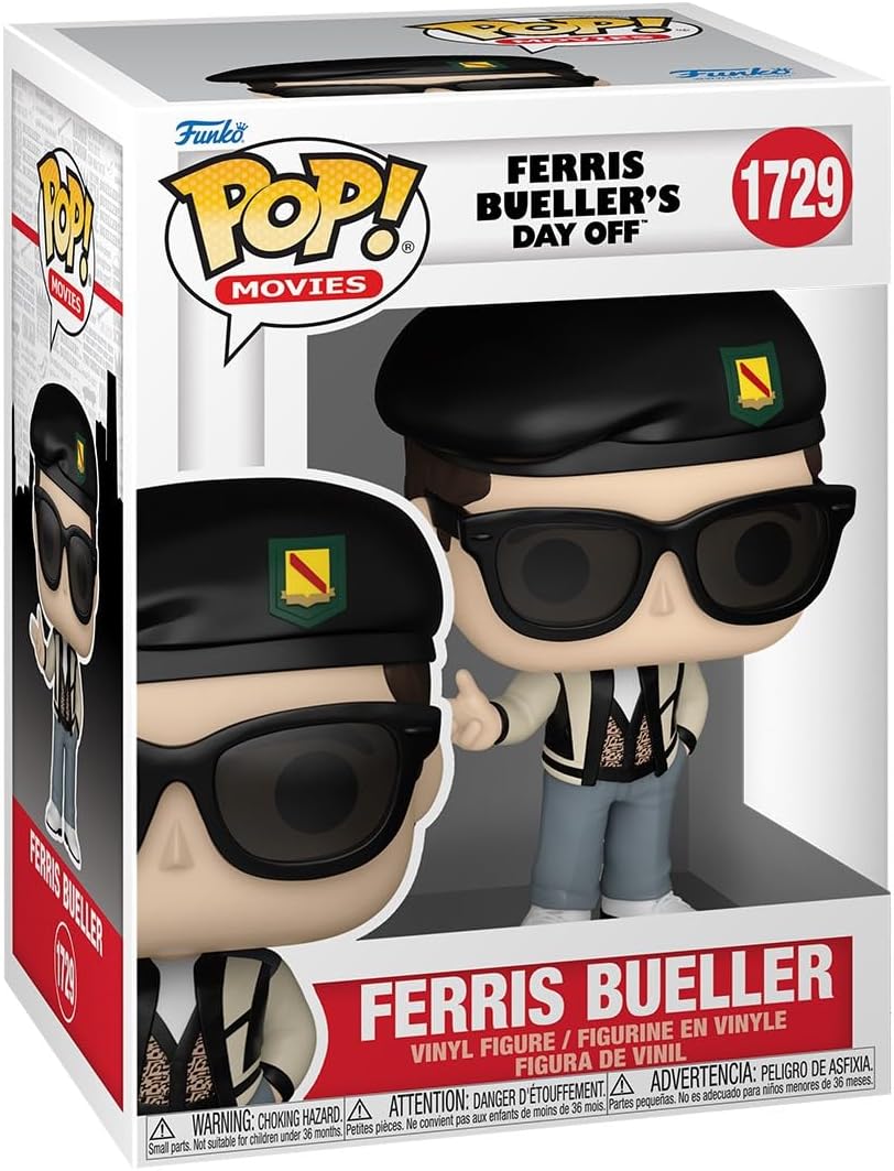 Funko Pop ! Movies - Ferris Bueller's Day Off (1729) Ferris Bueller Vinyl 9Cm