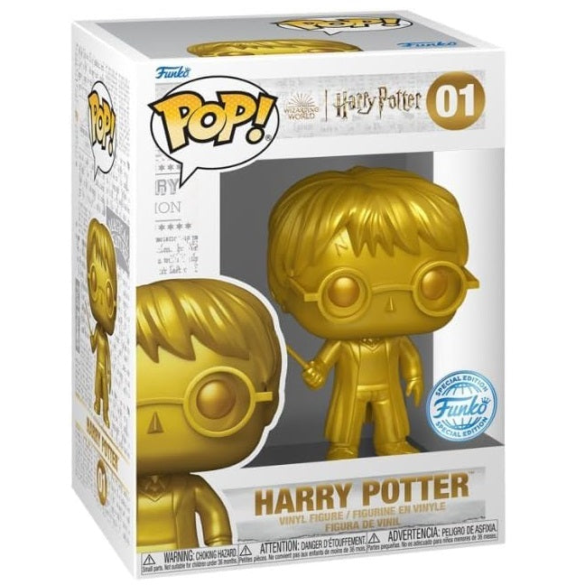 Funko Pop ! Harry Potter (01) Harry Potter Gold Special Edition Vinyl Figure 9Cm
