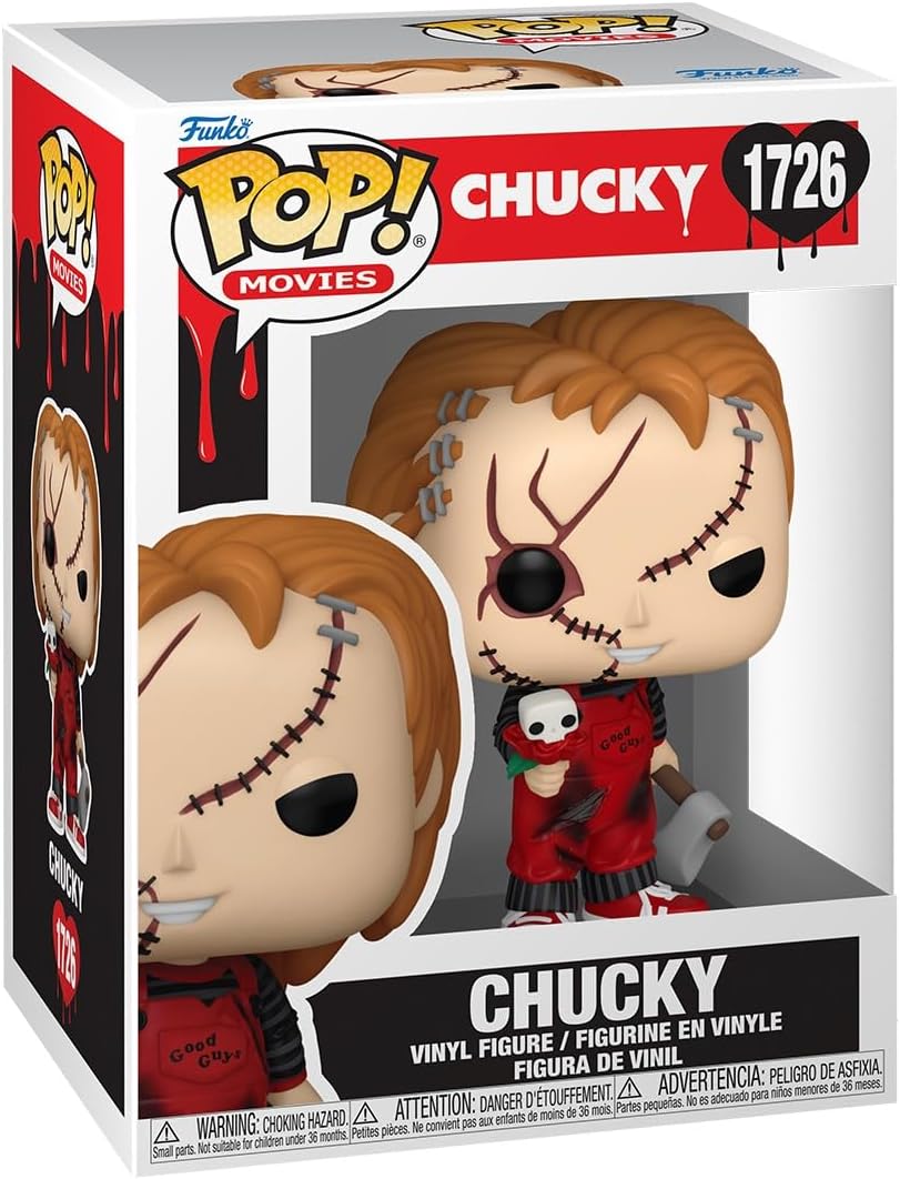 Funko Pop ! Movies - Chucky (1726) Valentines Chucky Vinyl Figure 9Cm