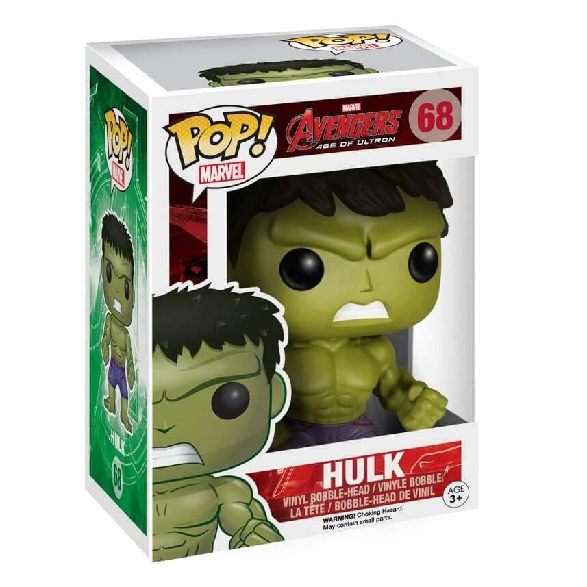 Funko Pop ! Marvel - Avengers Age of Ultron (68) Hulk Vinyl Figure 9cm
