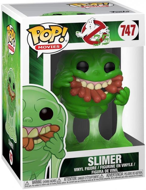 Funko Pop ! Movies - Ghostbusters Tm - (747) Slimer W / Hot Dogs Figue Vinyl 9Cm