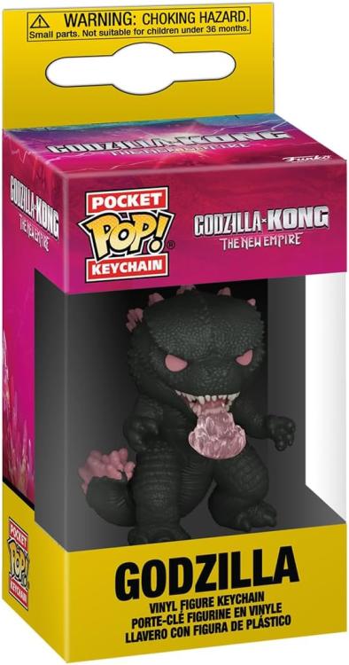 Funko Pop ! Keychain Pocket Godzilla-Kong - (Godzilla) Portachiavi Vinyl Figure
