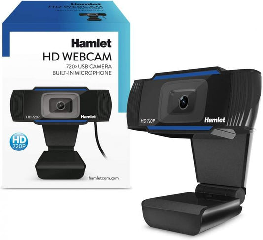 Hamlet Webcam Desktop Usb 720P Hd Hwcam720 Microfono Integrato Pc Windows Skype