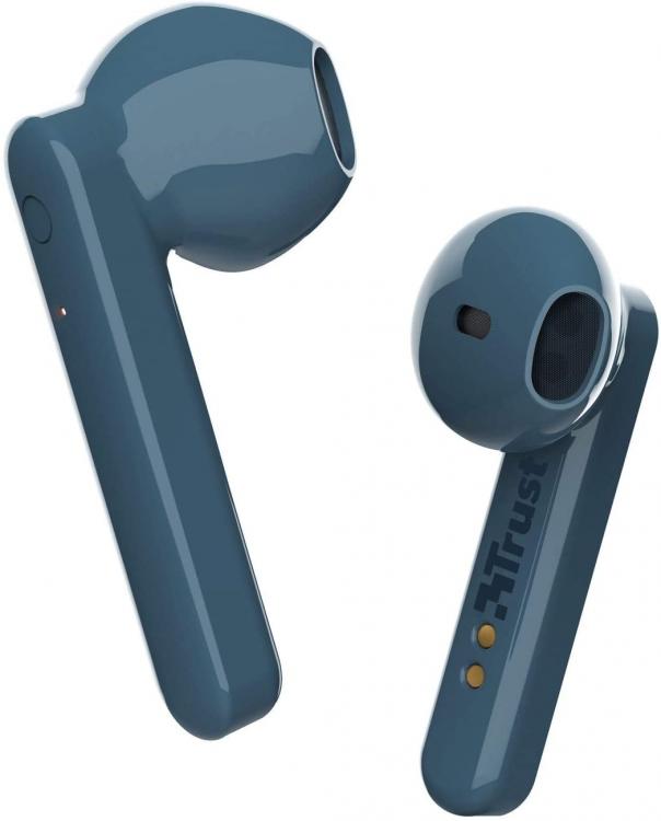 Trust Primo Touch Wireless Auricolari Bluetooth Senza Fili In-Ear Blu Wifi Led