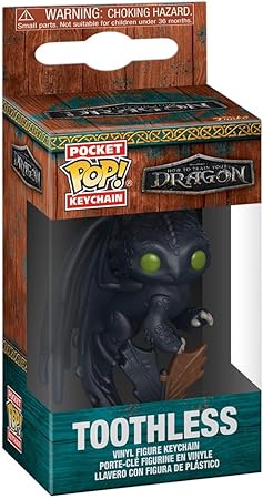 Funko Key ! Dragon Trainer POP! Keychain: How to Train Your Dragon Toothless