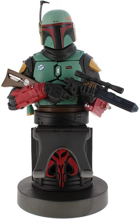 Cable Guys Star Wars Boba Fett Statuetta Stand Per Smartphone E Controller Gioco
