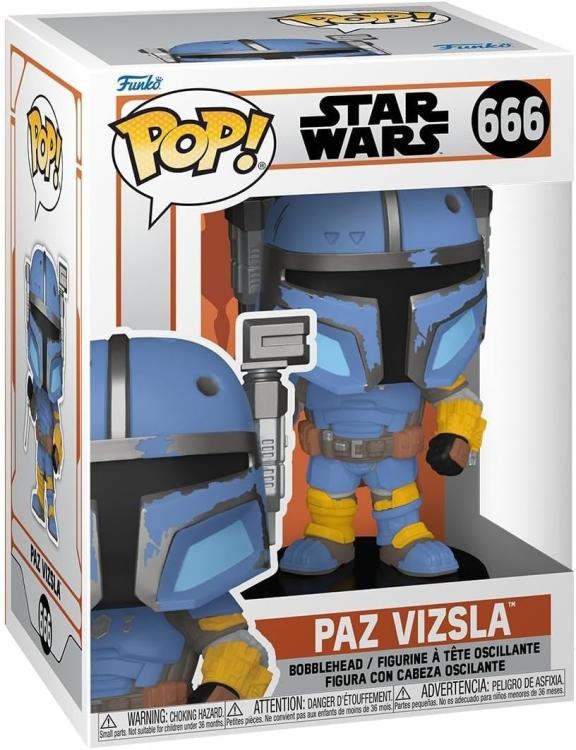 Funko Pop! Star Wars The Mandalorian S9 - (666) Paz Vizsla - Vinyl Figure 9Cm
