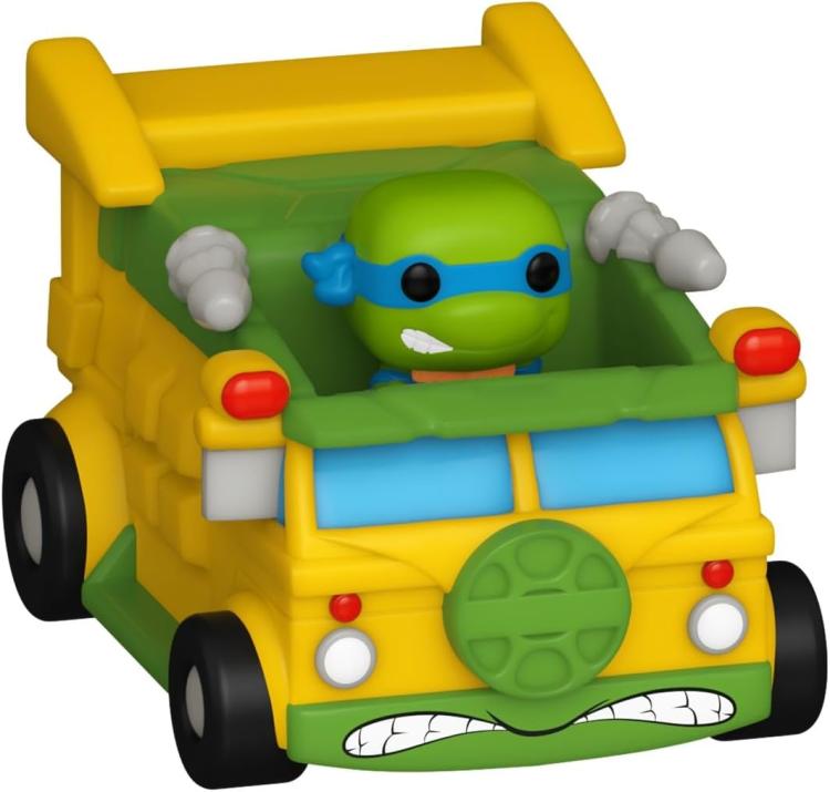 Funko Bitty Pop ! Rides Tmnt Tartarughe Ninja - Ride Leonardo 2.5cm