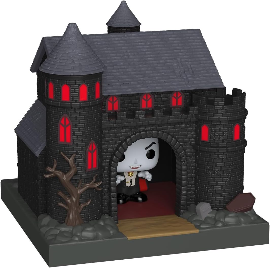 Funko Bitty Pop ! Town - Universal Monster Dracula And Castle