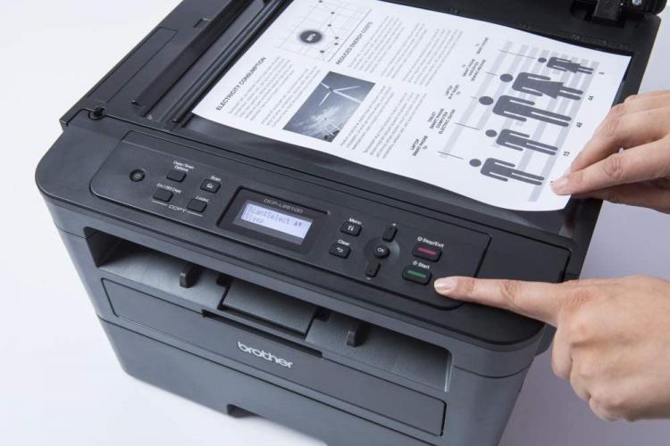 BROTHER MULTIFUNZIONE LASER B/N30PPM FRONTE/RETRO USB DCP-L2510D BIANCO/NERO