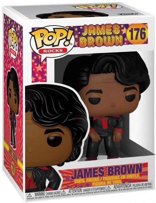 Funko Pop Rocks - James Brown 176 Vinyl Action Figure Statuetta Da Collezione