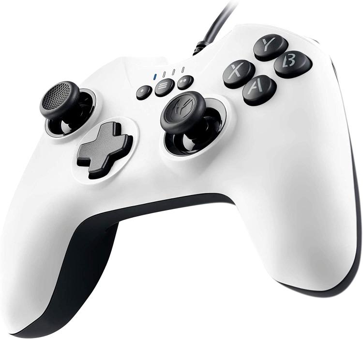 Nacon Pc Controller Gaming Gc-100 Bianco Windows Pad 6 Pulsanti Computer