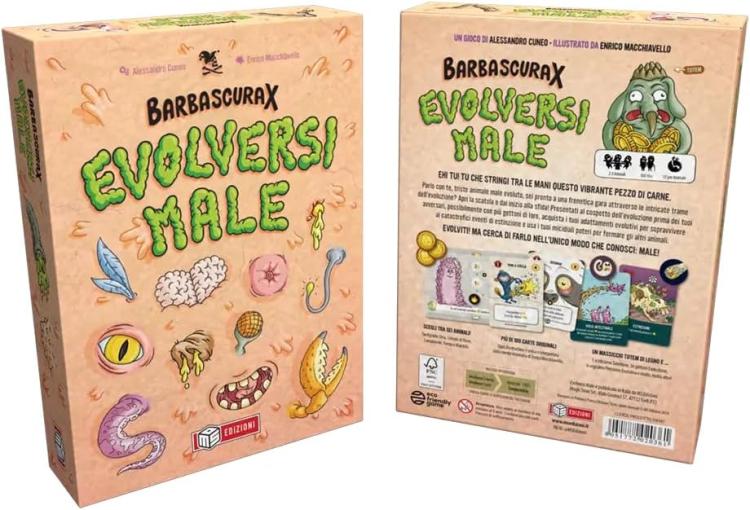 BARBASCURA X - EVOLVERSI MALE GIOCO DI CARTE MS EDIZIONI ITALIANO GIOCHI SOCIETA