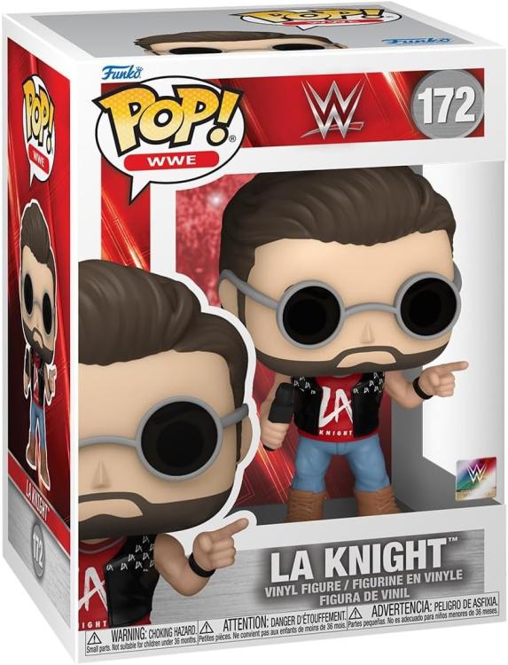 Funko Pop ! Wwe (172) La Knight - Vinyl Figure Wrestling Statuetta Statua 9Cm