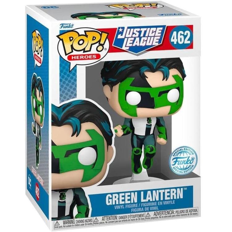 Funko Pop ! Heroes - Justice League (462) Green Lantern Special Edition Figure