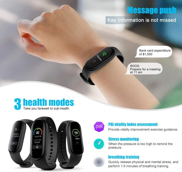 Xiaomi Watch Mi Band 5 Orologio Smartwatch Bluetooth Cardio Fitness Amoled