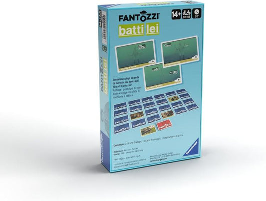 Fantozzi: Batti Lei? Ravensburger - Gioco Da Tavolo Italiano 36 Carte Card Game