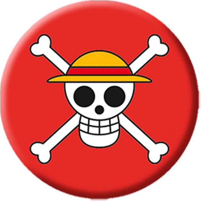 Abystyle One Piece Button Badges Skull Set 6 Spille Logo One Piece
