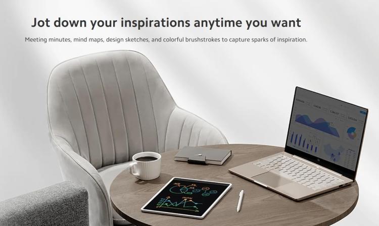 Xiaomi Mi Lcd Writing Tablet 13.5" (Color Edition) Lavagna Led Android A Colori